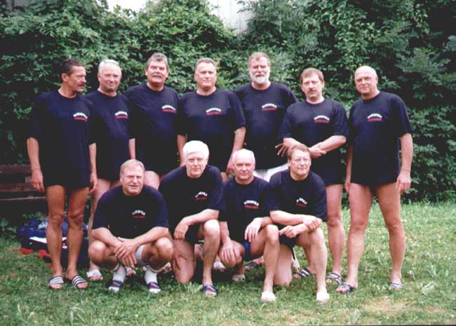 oben v.l.: H. Plath, G. Scheuermann, R. Luedecke, D .Mittelstedt, H. Roehl, W. Lorenz, E. Kienemann. unten: W. Roscher, J. Rueder, B. Hornung, D. Cohrs.